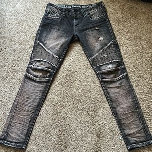 Rock revival moto jeans